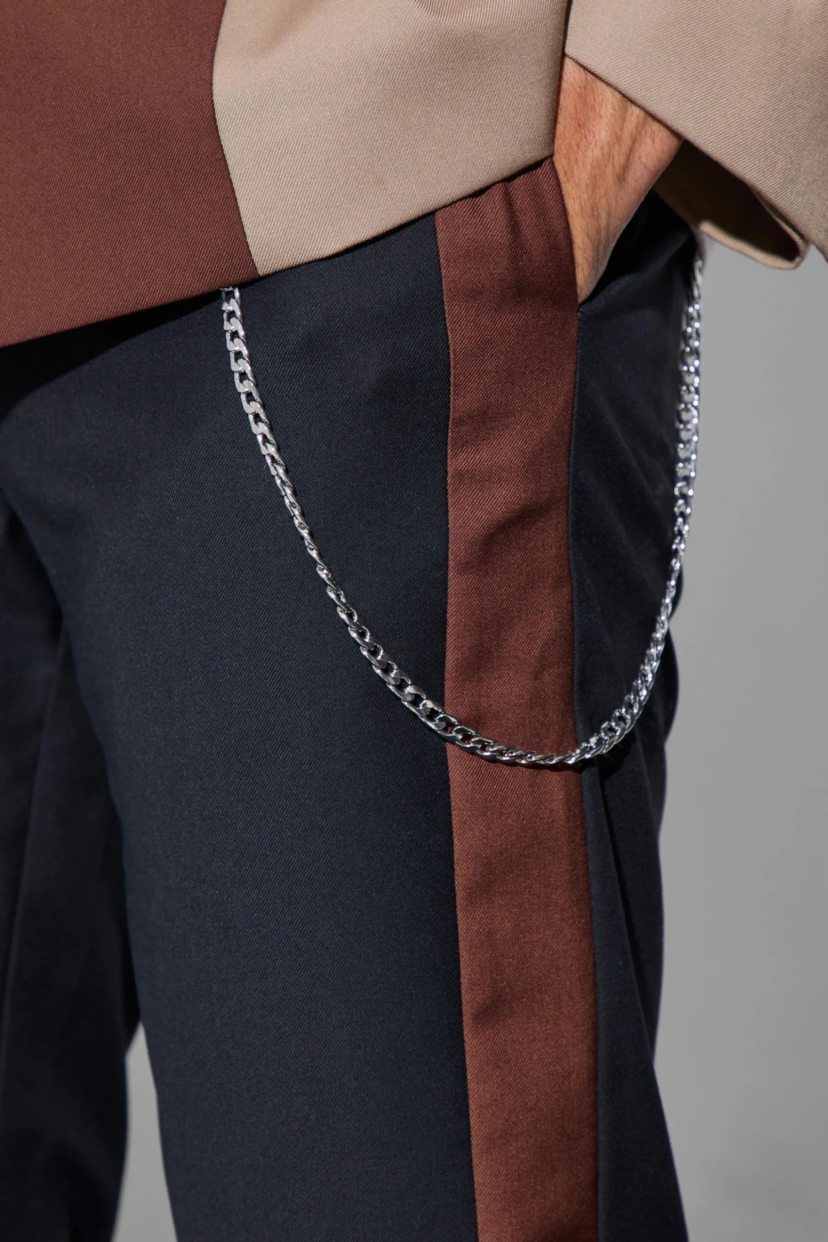 boohooMAN Slim Side Panel Suit Trousers | UK| Trousers