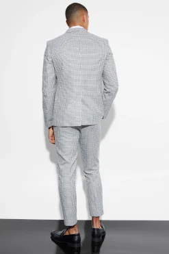 boohooMAN Slim Single Breasted Check Suit Jacket | UK| Suits & Tailoring
