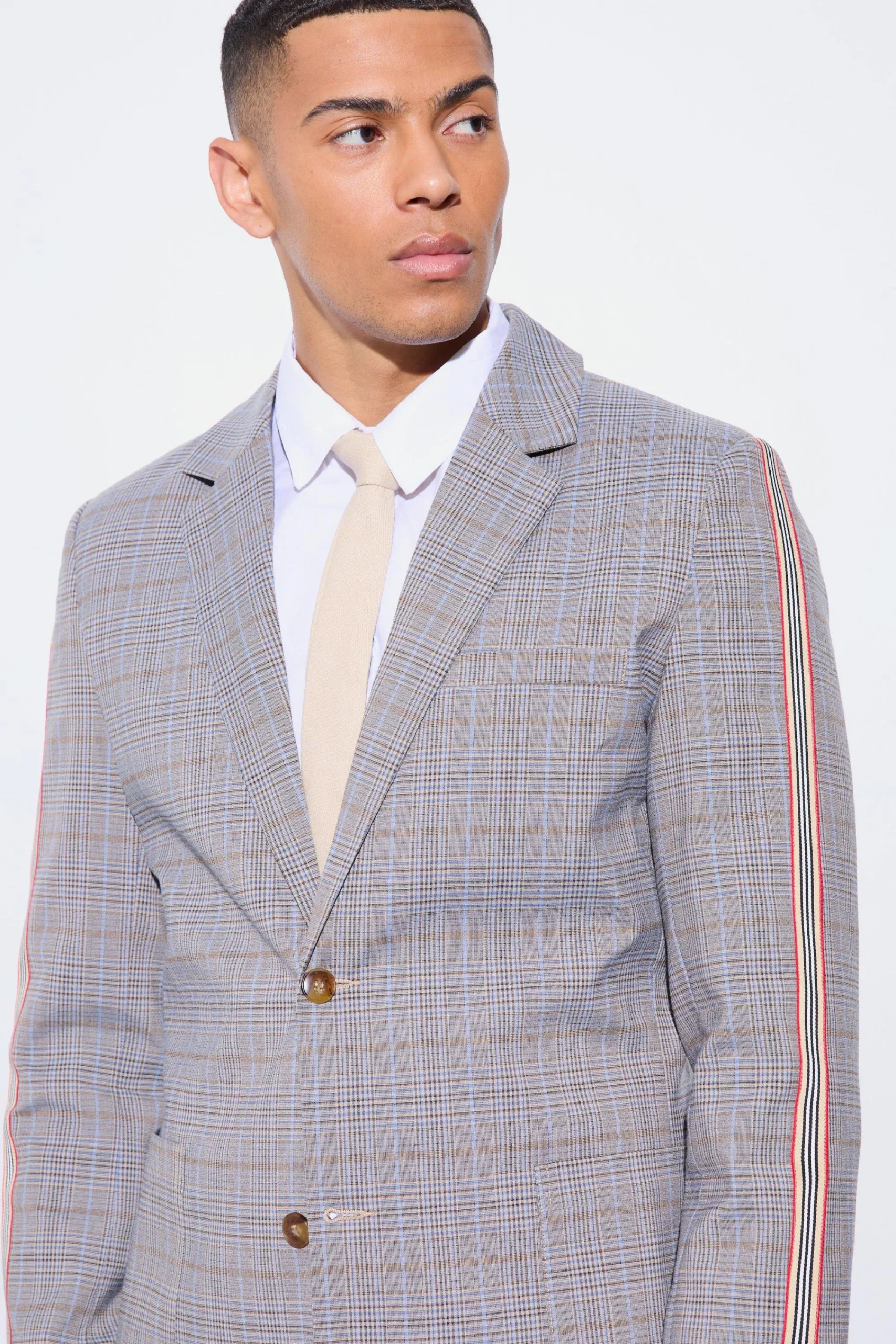 boohooMAN Slim Single Breasted Check Suit | UK| Suits & Tailoring