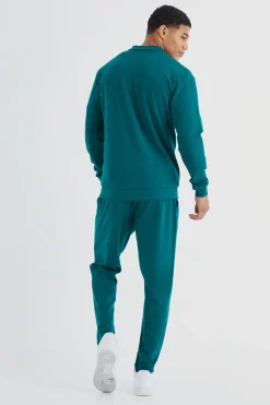 boohooMAN Slim Tapered Elastic Waist Pintuck Crop Jogger | UK| Joggers