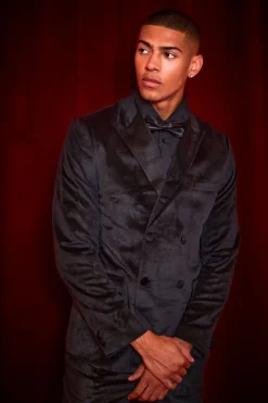 boohooMAN Slim Velour Suit | UK| Suits & Tailoring