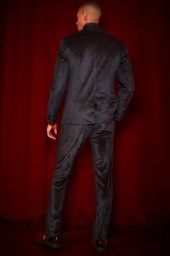 boohooMAN Slim Velour Suit | UK| Suits & Tailoring
