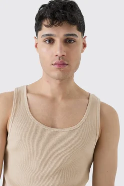 Slim Waffle Vest | UK^boohooMAN Hot
