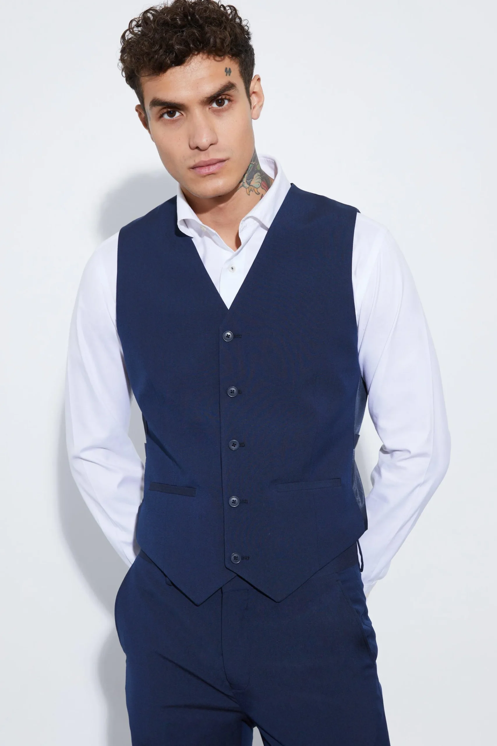 boohooMAN Slim Waistcoat | UK| Suits & Tailoring