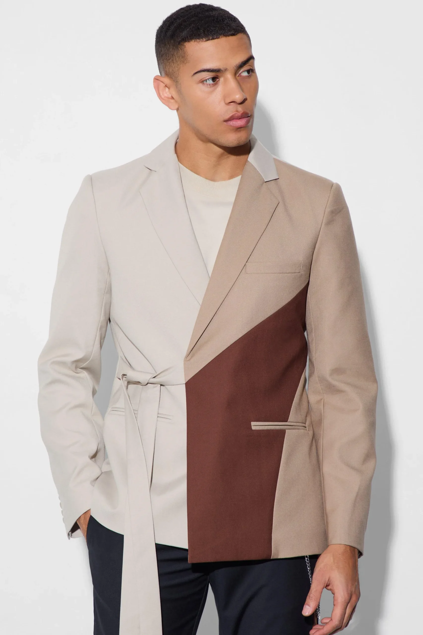 boohooMAN Slim Wrap Panel Suit | UK| Suits & Tailoring