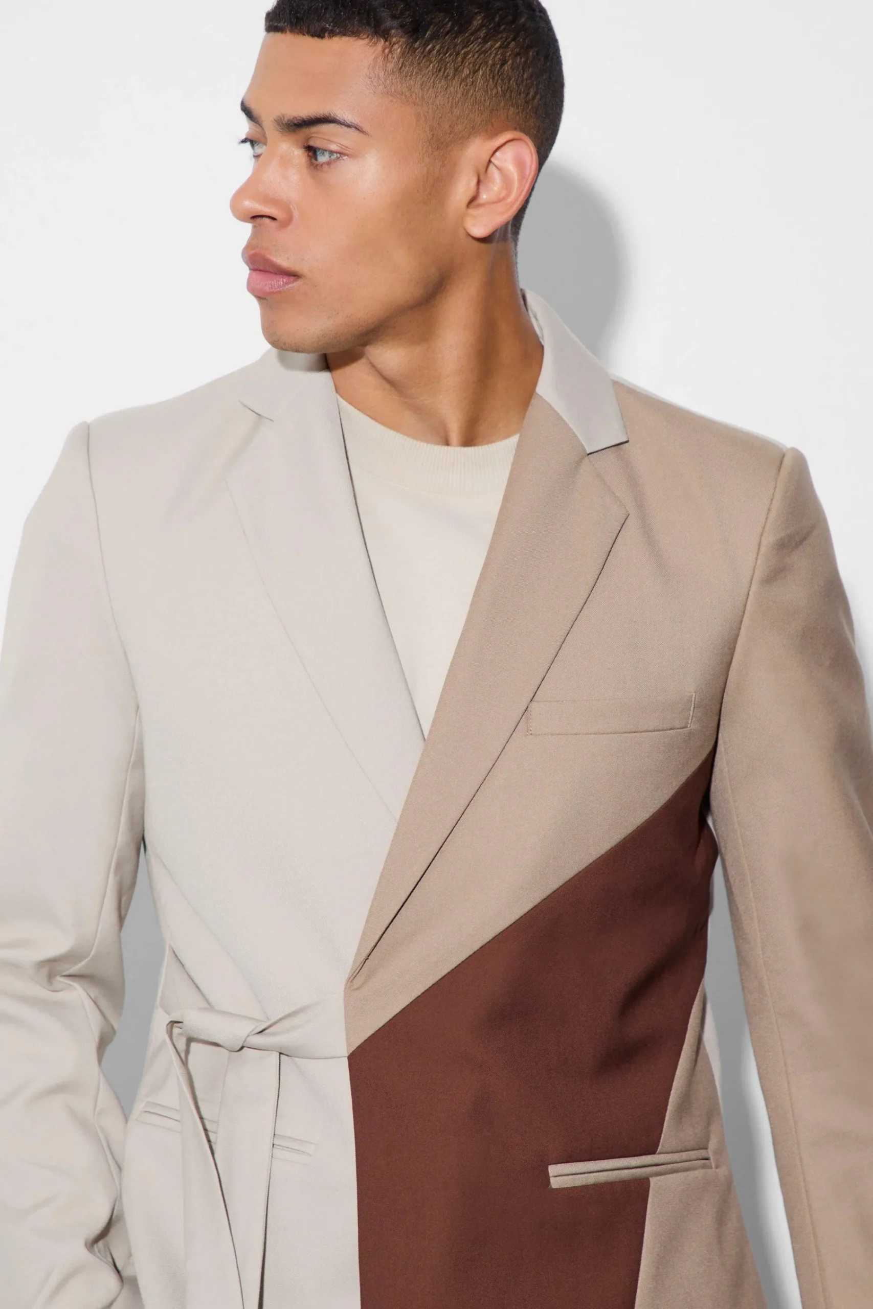 boohooMAN Slim Wrap Panel Suit | UK| Suits & Tailoring