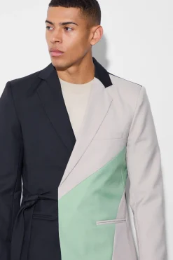boohooMAN Slim Wrap Panel Suit Jacket | UK| Suits & Tailoring