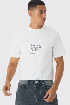 Slogan Print T-shirt | UK^boohooMAN New
