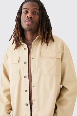 boohooMAN Smart Boxy Twill Pocket Shirt | UK| Shirts