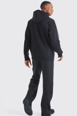 boohooMAN Split Hem Jogger With Distressed Badge | UK| Joggers