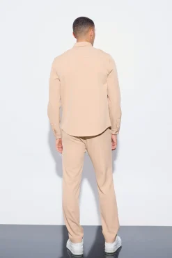 boohooMAN Straight Fixed Waist Tailored Trouser | UK| Suits & Tailoring|Trousers