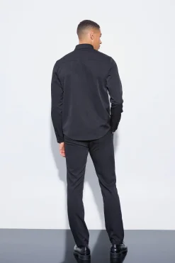 boohooMAN Straight Fixed Waist Tailored Trouser | UK| Suits & Tailoring|Trousers