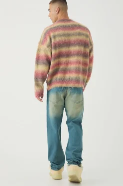 boohooMAN Straight Leg Rigid Ripped Knee Distressed Jeans | UK| Trousers|Jeans