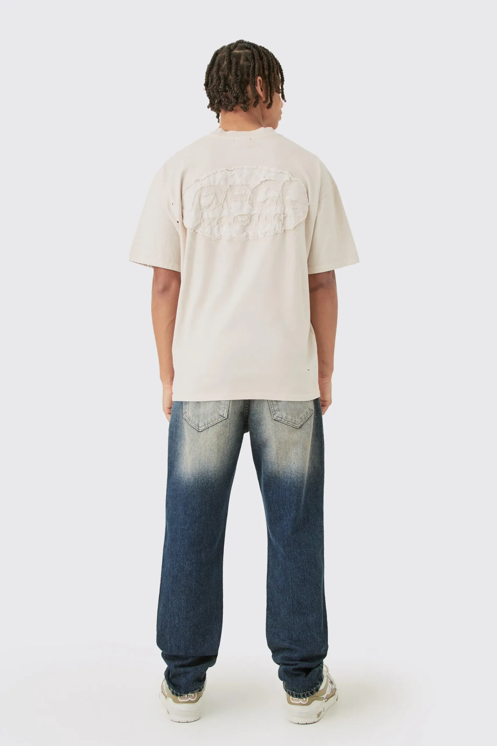 boohooMAN Straight Rigid Washed Ripped Knee Jeans | UK| Trousers|Jeans