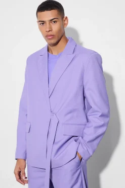 boohooMAN Strap Detail Oversized Suit | UK| Suits & Tailoring|Sets & Co-Ords
