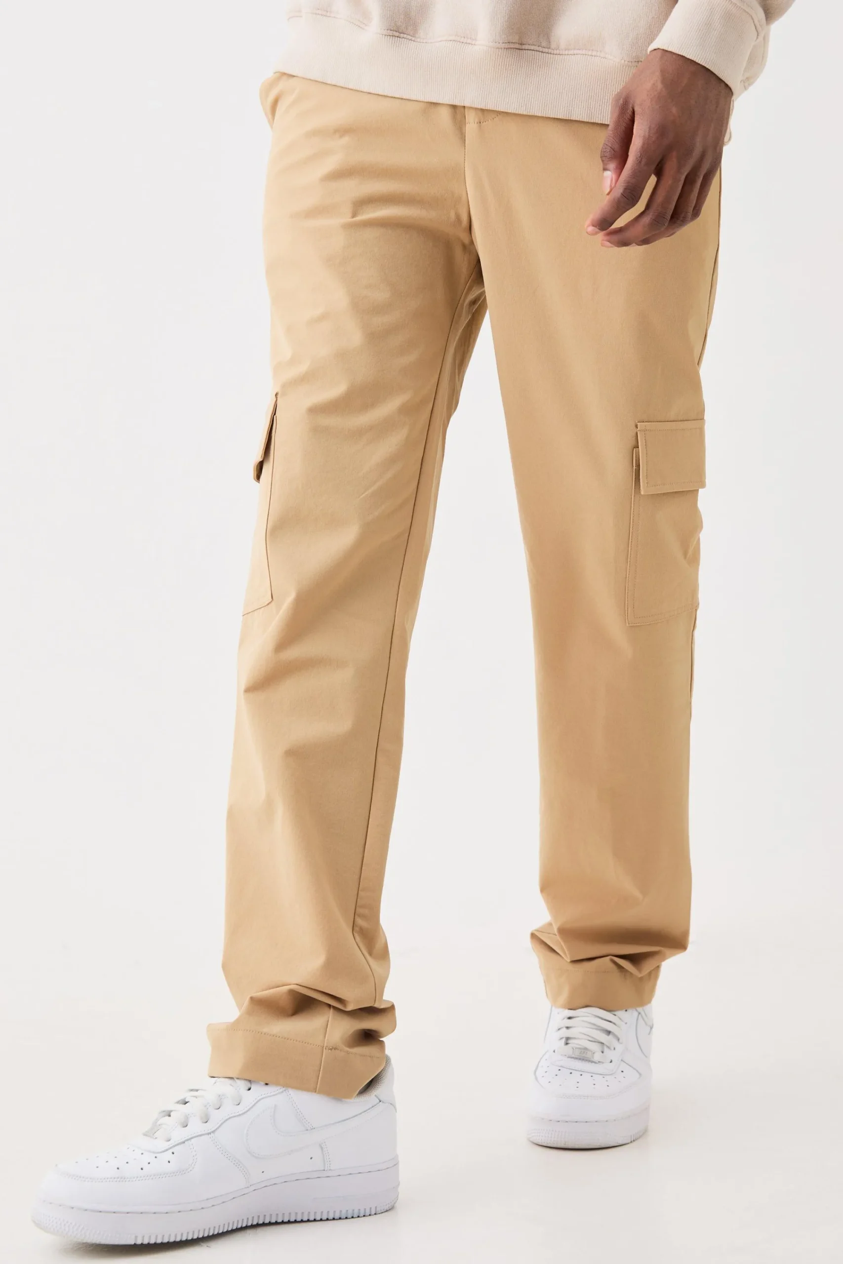 boohooMAN Stretch Tailored Cargo Trousers | UK| Trousers|Cargos