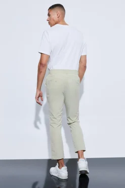 boohooMAN Stretch Tailored Cropped Trousers | UK| Trousers