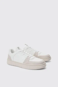 boohooMAN Suede Panel Chunky Trainer In | UK| Trainers & Hi-Tops