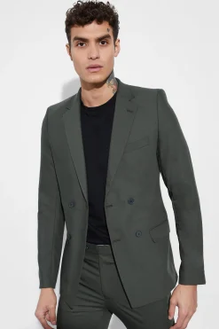 boohooMAN Super Skinny Double Breasted Blazer | UK| Suits & Tailoring