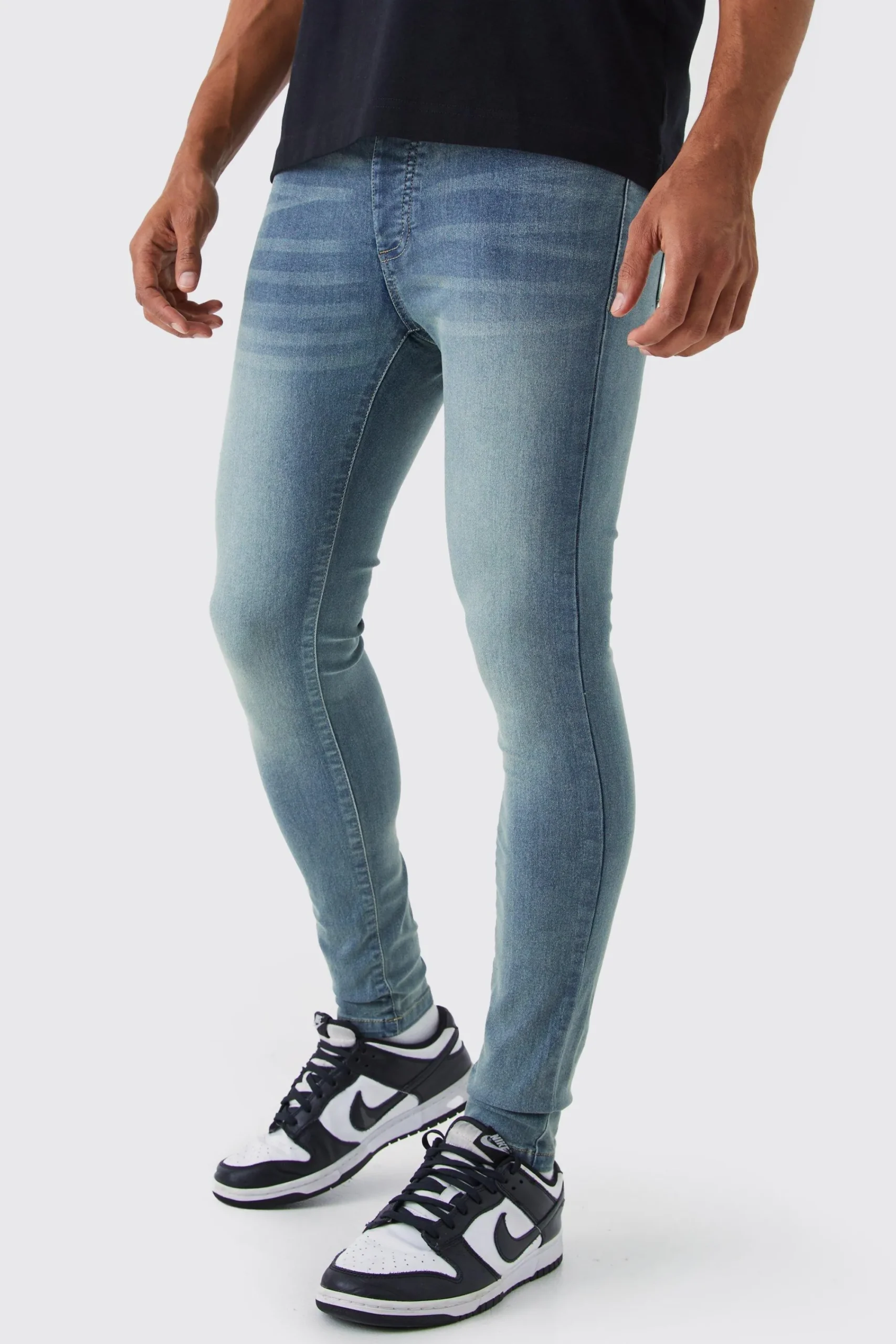 boohooMAN Super Skinny Stretch Jean | UK| Trousers|Jeans