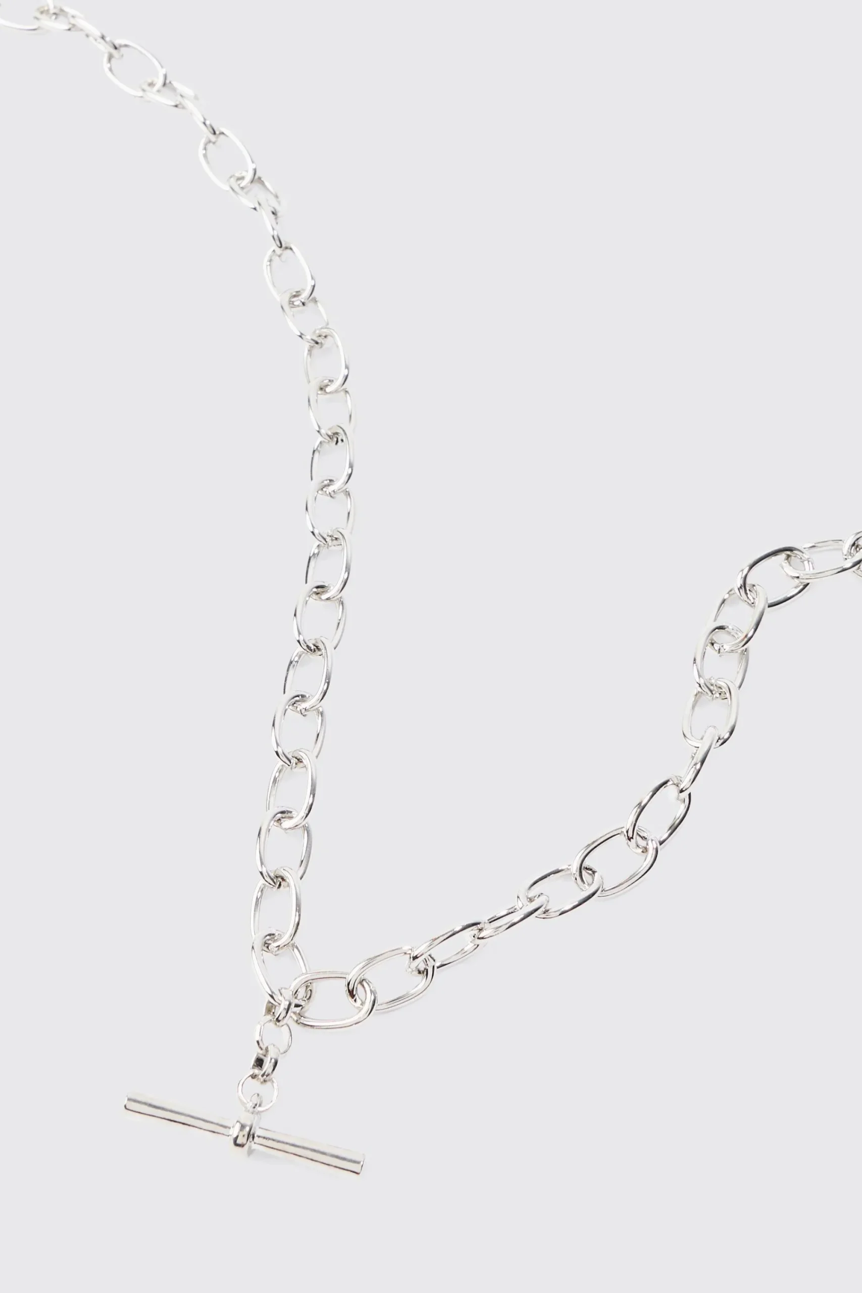 boohooMAN T Bar Chain Necklace In | UK| Jewellery & Watches