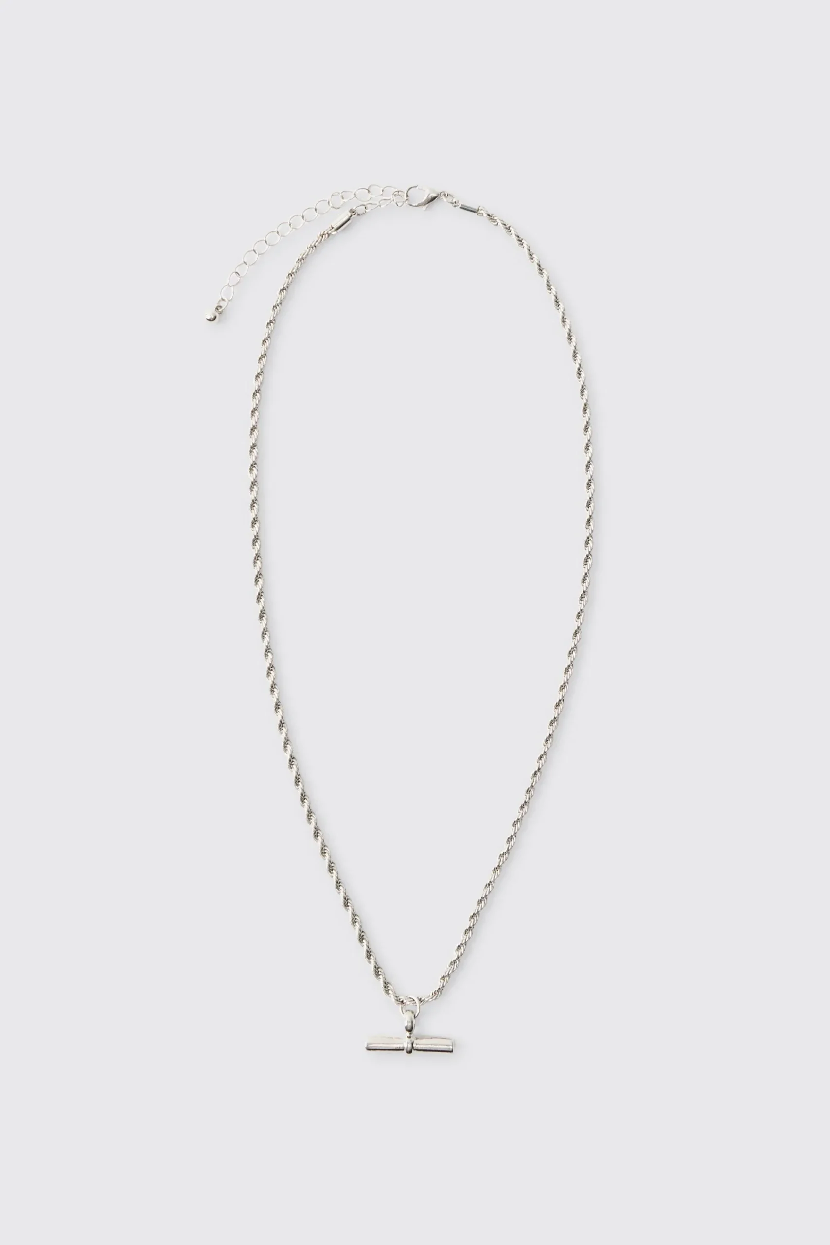 boohooMAN T Bar Pendant Necklace In | UK| Jewellery & Watches
