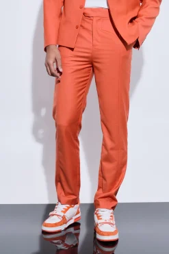 boohooMAN Tailored Overlay Detail Straight Leg Trousers | UK| Suits & Tailoring