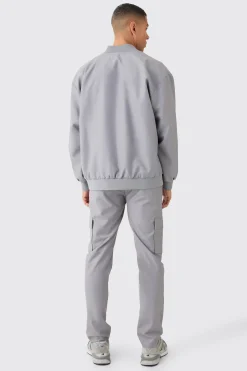 boohooMAN Tailored Oversized Bomber Jacket | UK| Suits & Tailoring