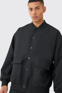 boohooMAN Tailored Oversized Bomber Smart Set | UK| Suits & Tailoring