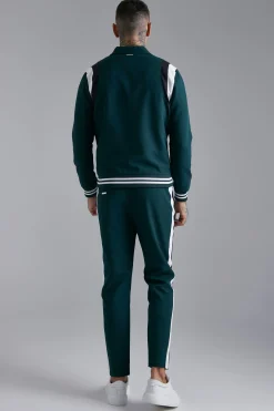 boohooMAN Tailored Varsity Trouser | UK| Suits & Tailoring|Trousers