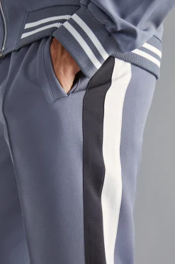 boohooMAN Tailored Varsity Trouser | UK| Trousers