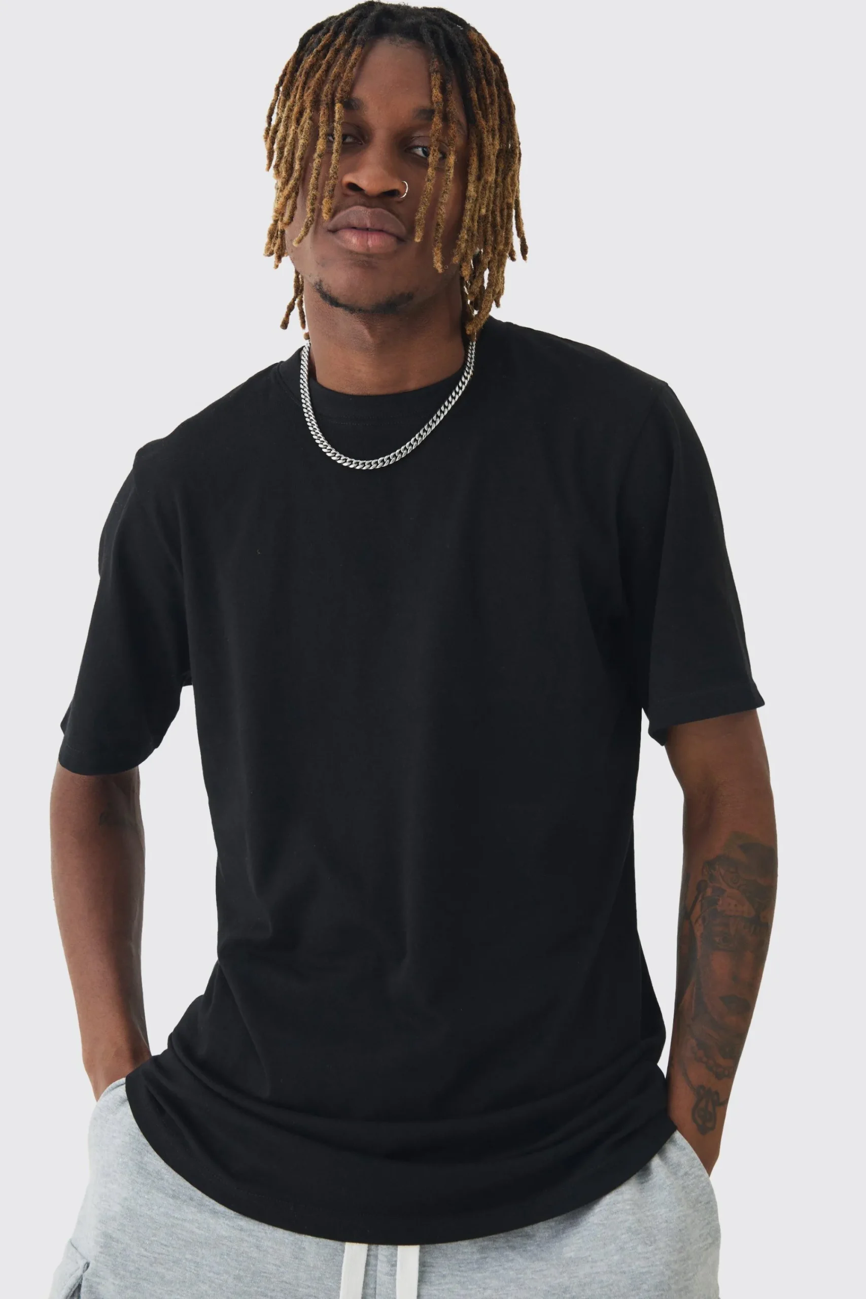 Tall 2 Pack Basic T-shirt | UK^boohooMAN Clearance