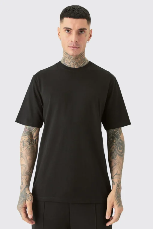 Tall Basic Crew Neck T-shirt | UK^boohooMAN Discount