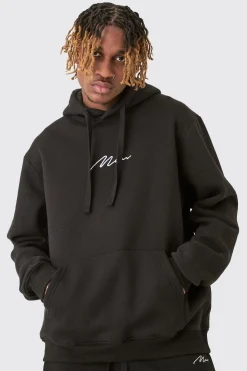 boohooMAN Tall Basic Man Signature Hoodie In | UK| Hoodies & Sweatshirts
