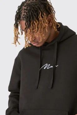 boohooMAN Tall Basic Man Signature Hoodie In | UK| Hoodies & Sweatshirts