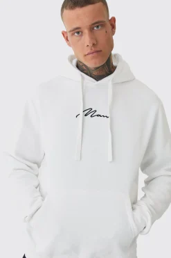boohooMAN Tall Basic Man Signature Hoodie In | UK| Hoodies & Sweatshirts