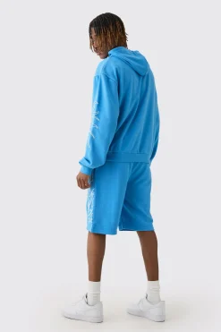 boohooMAN Tall Boxy Oversized Embroidery Hoodie | UK| Hoodies & Sweatshirts