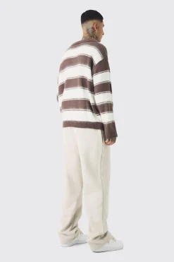 boohooMAN Tall Brushed Knit Official Football Top | UK| Knitwear