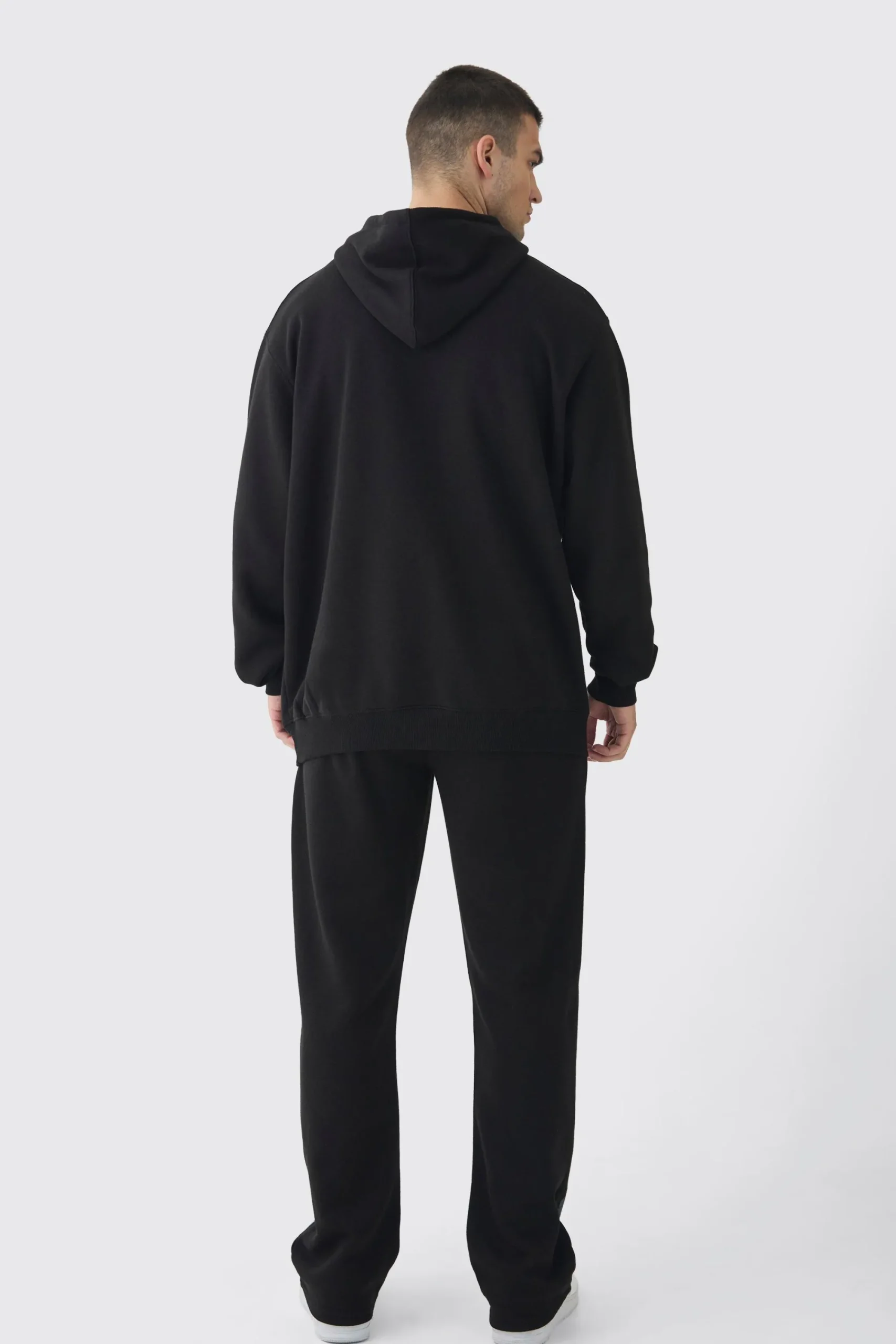 boohooMAN Tall Cherub Graffiti Graphic Hoodie & Relaxed Fit Jogger Tracksuit | UK| Tracksuits|Hoodies & Sweatshirts