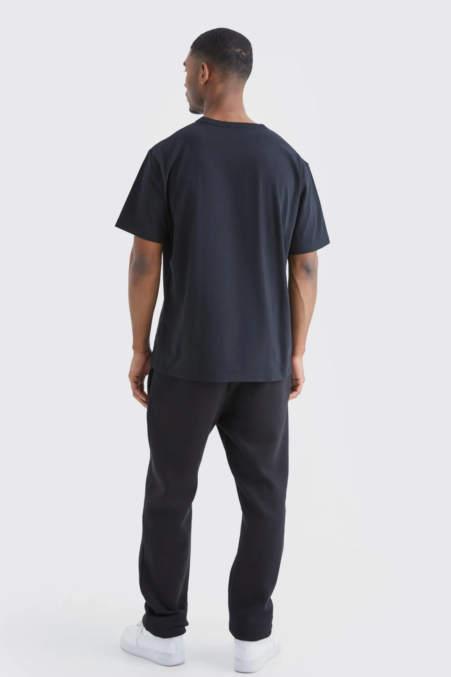 boohooMAN Tall Core Fit Man Signature Branded Jogger | UK| Trousers|Joggers