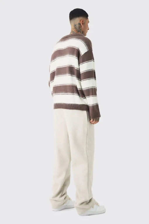 boohooMAN Tall Double Waistband Baggy Fit Jersey Bottoms In | UK| Trousers|Shorts