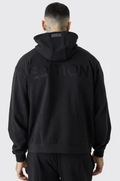 boohooMAN Tall EDITION Oversized Heavyweight Zip Thru Hoodie | UK| Hoodies & Sweatshirts