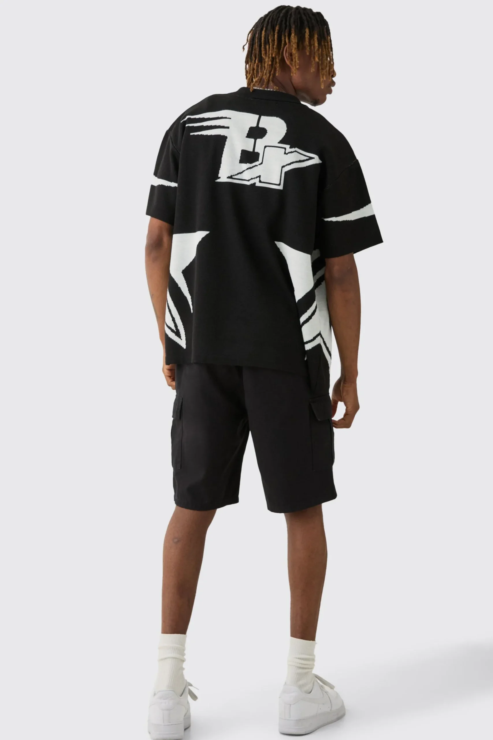 boohooMAN Tall Elasticated Waist Relaxed Fit Cargo Shorts | UK| Shorts