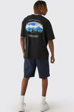boohooMAN Tall Elasticated Waist Relaxed Fit Cargo Shorts | UK| Shorts
