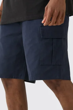 boohooMAN Tall Elasticated Waist Relaxed Fit Cargo Shorts | UK| Shorts