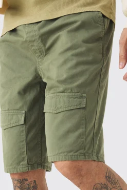 boohooMAN Tall Elasticated Waist Relaxed Bungee Cord Shorts | UK| Shorts