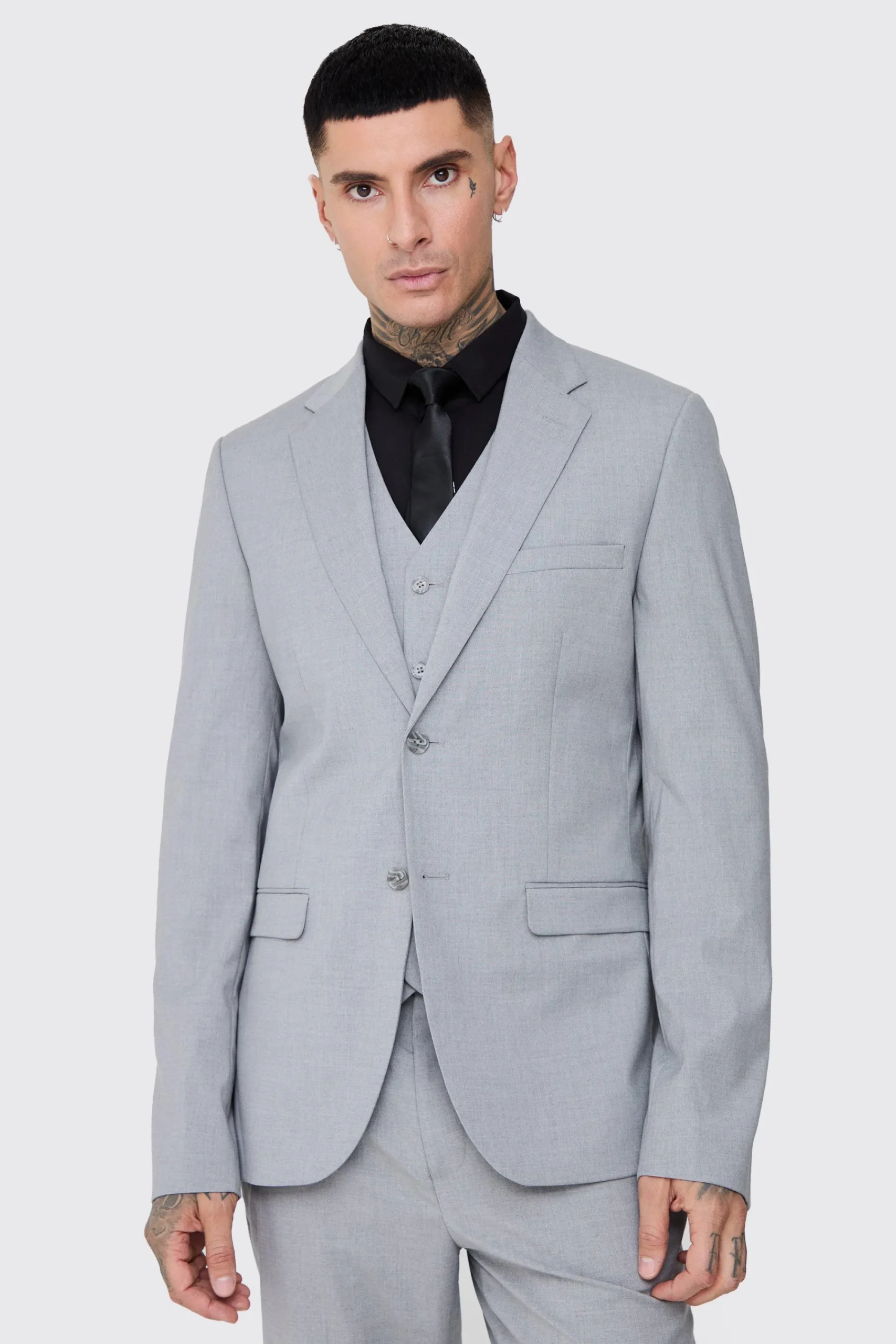 boohooMAN Tall Essential Slim Fit Suit Jacket In | UK| Suits & Tailoring|Sets & Co-Ords