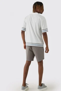 boohooMAN Tall Fixed Waist Skinny Fit Chino Shorts | UK| Shorts