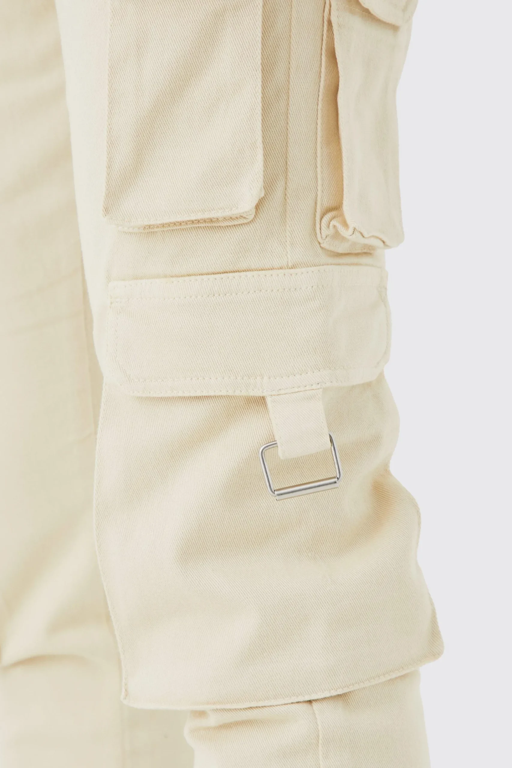 boohooMAN Tall Fixed Waist Skinny Stacked Multi Cargo Trouser | UK| Trousers|Cargos