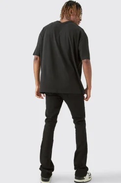 Tall Floral Graphic T-shirt | UK^boohooMAN Online